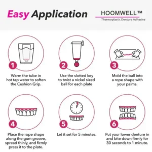HOOMWELL™ Thermoplastic Denture Adhesive-Official Brand Store