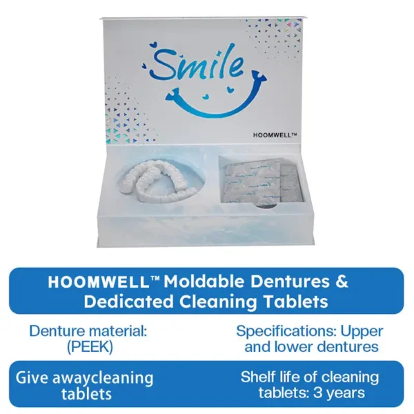 Official Store | HOOMWELL™ Moldable Dentures🧑🏽‍⚕️Obtain American Dental Association (ADA) Certification