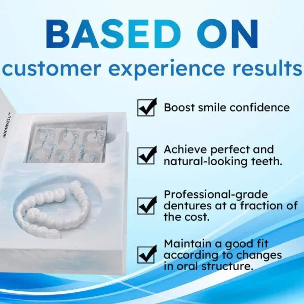Official Store | HOOMWELL™ Moldable Dentures🧑🏽‍⚕️Obtain American Dental Association (ADA) Certification