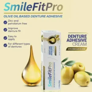 SmileFitPro™ Olive Oil Denture Adhesive Cream