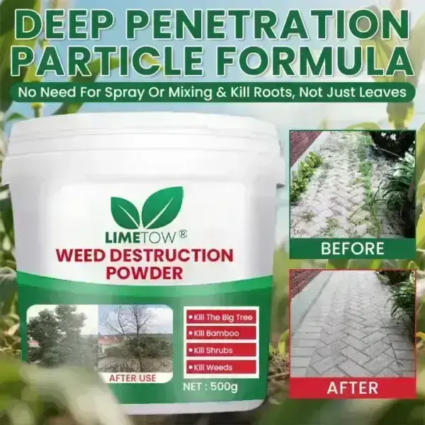 Kill Bamboo, Stumps & Invasive Weeds for Good – LIMETOW® Root Killer Powder